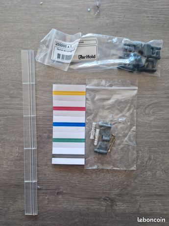 1 Kit de fixation et identification porte document mural TARIFOLD