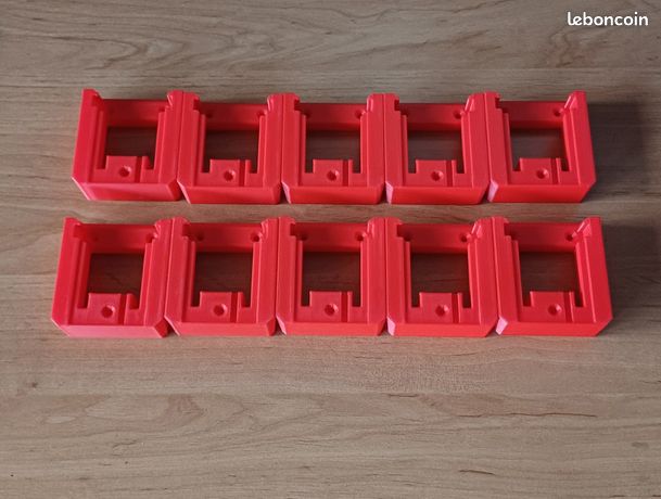 10 supports pour batteries Milwaukee 18 volts