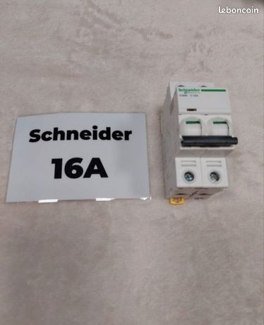 16A Disjoncteur 2P-16A Acti9 iC60H courbe C - A9F87216 NeufA9F87216