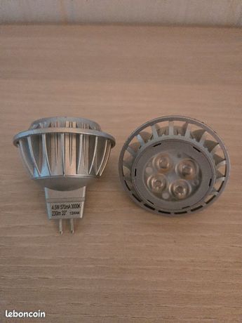 2 ampoules gu5.3 led
