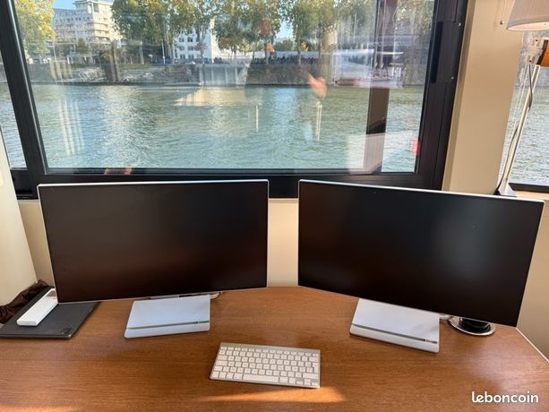 2 écrans Lenovo Q27h-20 27 QHD