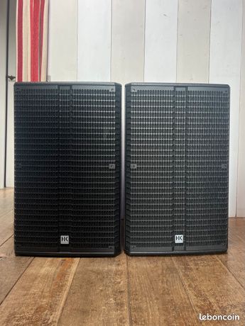 2 enceintes HK Audio Linear 5 115 FA – état comme neuf – 1800 la paire