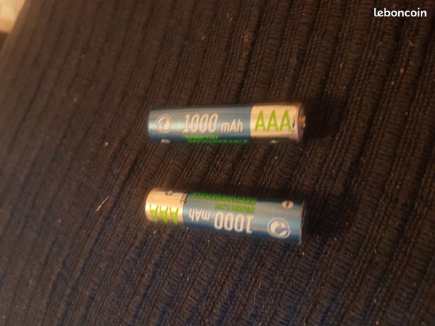 2 piles rechargeables 1000W. A euro chacune