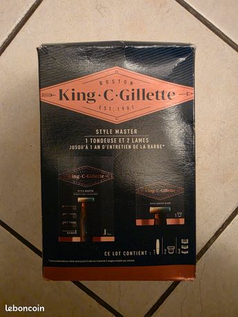 2 tondeuses King C Gillette style master NEUVES PACK XL