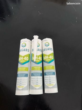 3 cartouche de mastic blanc dagard