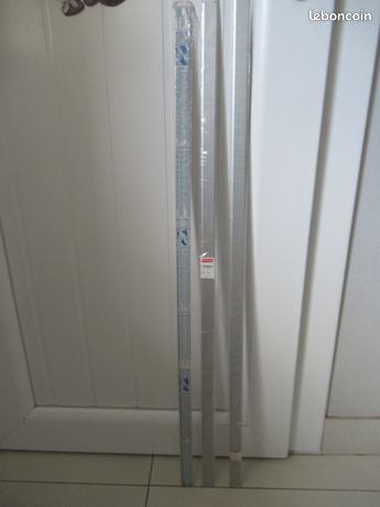 3 seuils plat 0.93cm adhésif alu incolore / romus ref 2590 / a l'unité