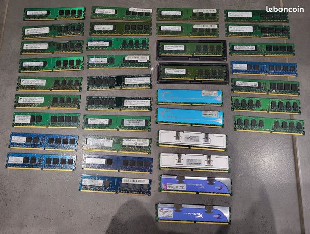 36 Barrettes de ram