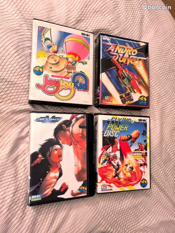 4 jeux néo geo complets