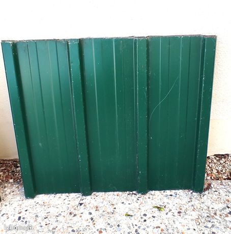 4 Petites Plaques Bac Acier Vert