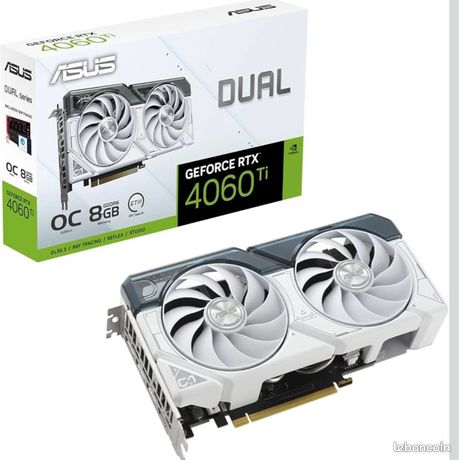 4060 Ti asus dual White