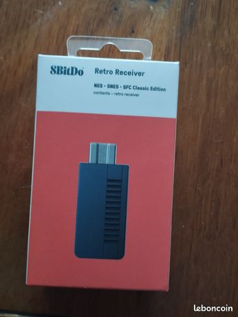 8 bitdo retro receiver nes/snes/snes mini (adaptateur manette sans fil)
