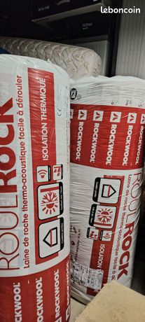 9 Rouleaux de Laine de Roche Rockwool Roulrock kraft