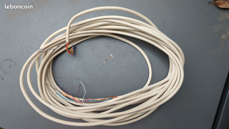 9m de câble téléphone 8 fils