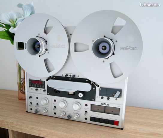 A saisir magnétophone à bandes série pro REVOX STUDER PR99 MK2 restauré calibré garanti 2 ans essai sur site / livraison chez vous possible