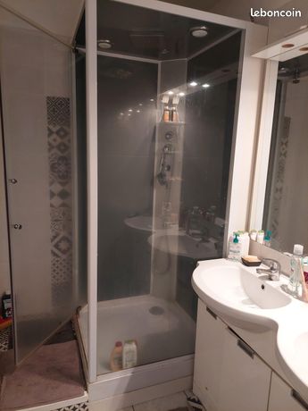 A SAISIR petit prix CABINE de DOUCHE et PLACARD 2 VASQUES 120 ST DENIS
