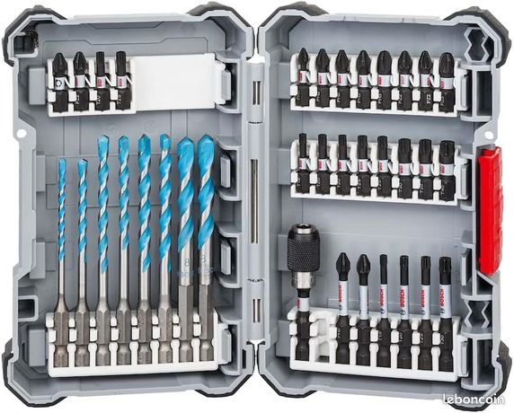 Accessories 35 pièces Coffret de Forets MultiConstruction et d'embouts de vissage Impact Control Pick and Click Accessoires Perceuses Visseuse