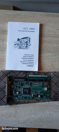 Adaptec SCSI 2940UW carte PCI+nappes 50 broches, +manuel/Vintage/retrogaming