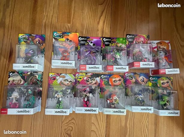 Amiibos jeu splatoon en boite / Nintendo /