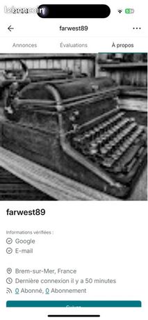 Annonce pour farwest89