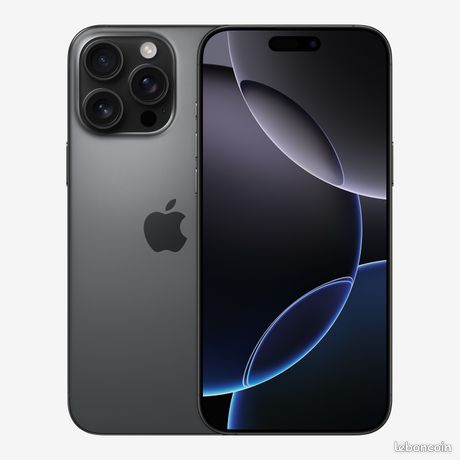 Apple iPhone 16 Pro Max 256Go Noir NEUF