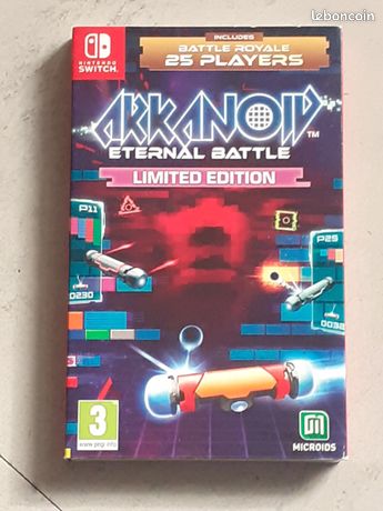 Arkanoid eternal battle édition limitée switch