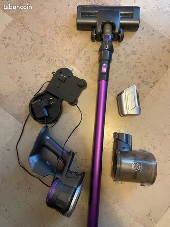 Aspirateur sans fil balai klarstein silent 4g pour pièce car plus de batterie