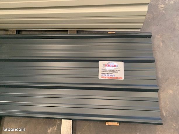 Bacs acier gris anthracite