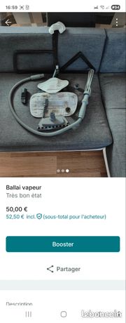 Balai vapeur