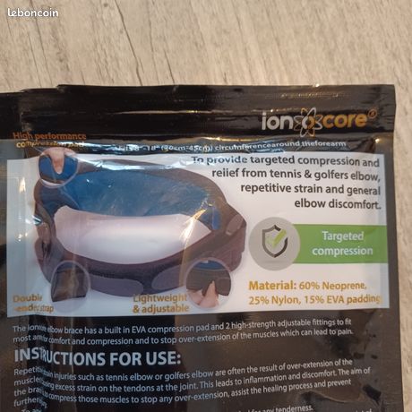Bandeau de compression pour tendinite coude