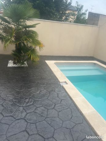 Béton imprimé