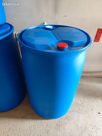 Bidon bleu 200l