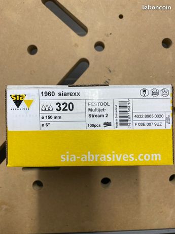 Boîte 100 disques Abrasifs Sia 150 mm