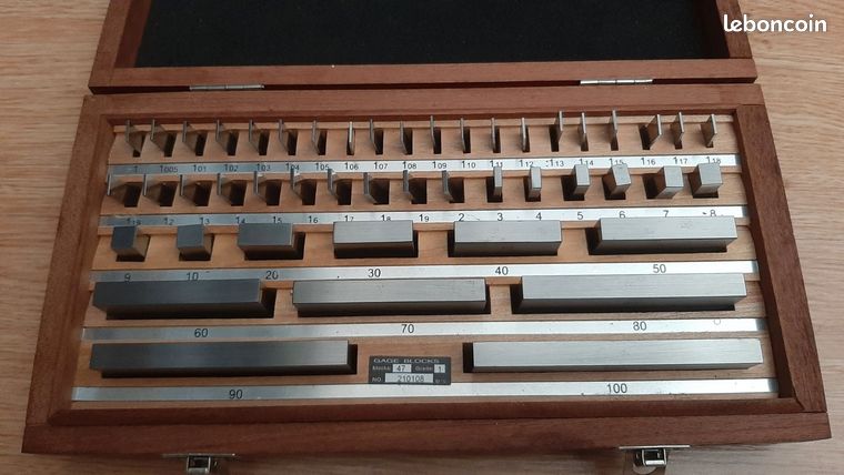 Boite de 47 cales étalon format