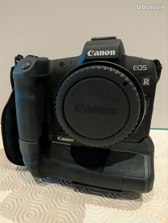 Boîtier CANON EOS R + CANON Grip BG-E22 + CANON bague RF/EF + 3 batteries CANON LP-E6N