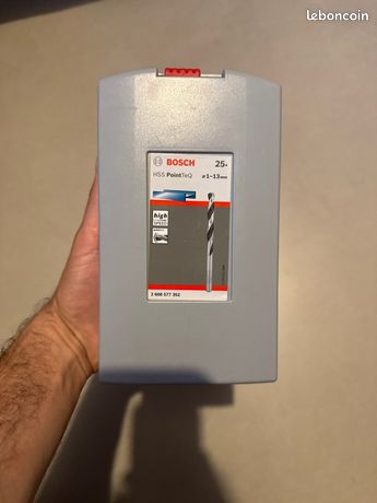Bosch Professional Ensemble de 25 forets hélicoÏdaux HSS PointTeQ (pour métal, ProBox, accessoires pour perceuses-visseuses)