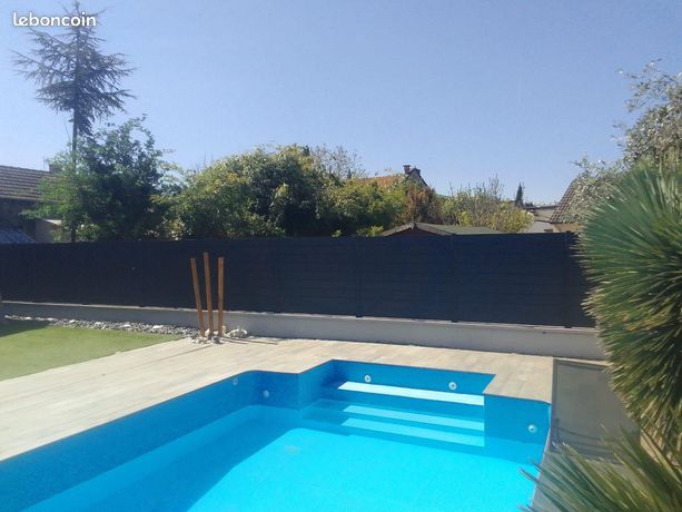 Brise vue Alu anthracite persienne