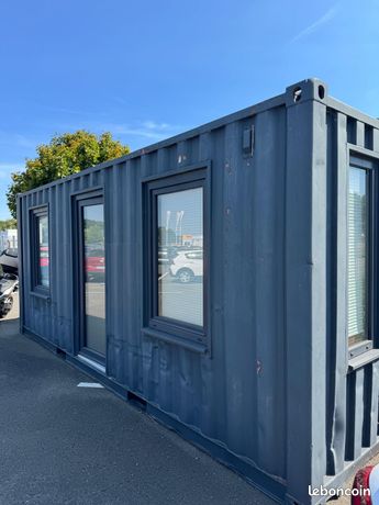 Bungalow - Container aménagé 6x2.4M avec Clim et chauffage