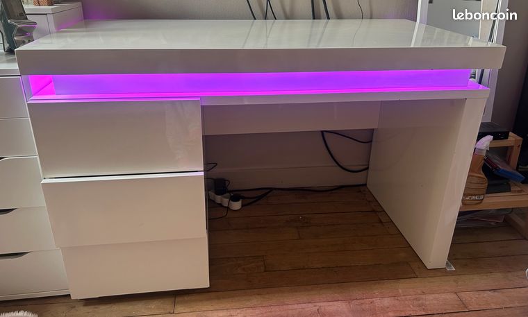 Bureau chambre avec led