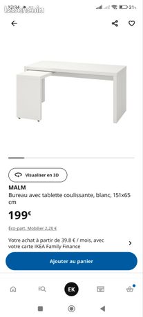 Bureau ikea