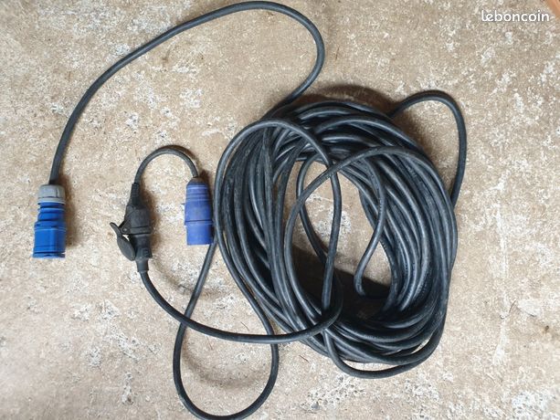 Cable électrique caravane ou remorque frigo 25m