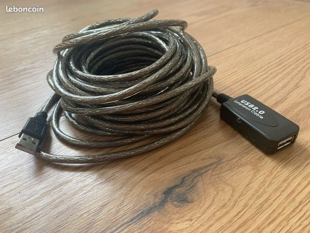 Câble rallonge USB2.0 mâle vers femelle 10 mètres