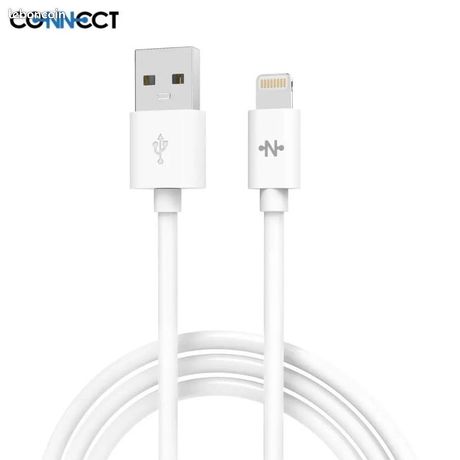 Câble Data USB vers Lightning IPhone CONNECT MC-CLB1 12W (1m) Blanc