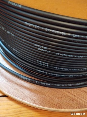 Câble droptic fibre optique