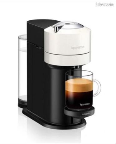 Cafetière à dosette ou capsule MAGIMIX NESPRESSO VERTUO NEXT BLANCHE 1,1L