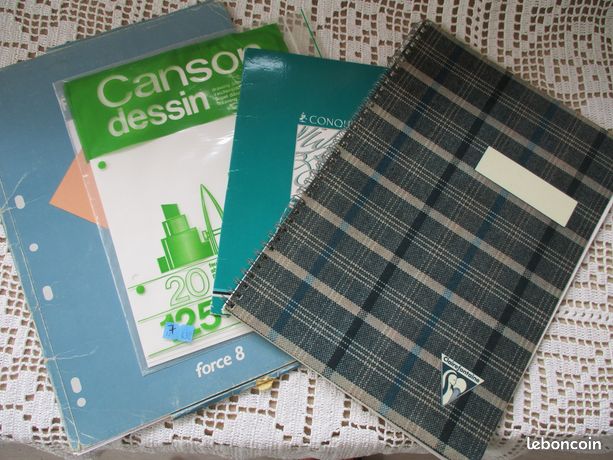 Cahier et feuilles