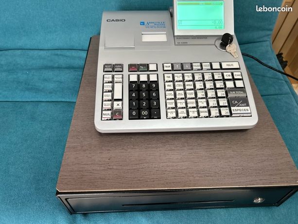 Caisse enregistreuse CASIO SE-S3000 - logiciel fiscal certifié et anti fraude - révisé en avril