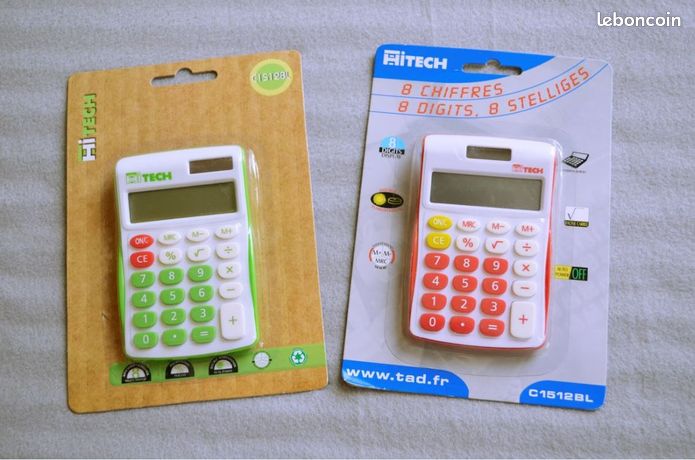 Calculatrice Hitech 8 chiffres