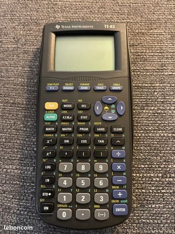 Calculatrice Texas instruments TI-83