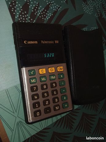 Calculatrice de poche Vintage Canon Palmtronic 8M