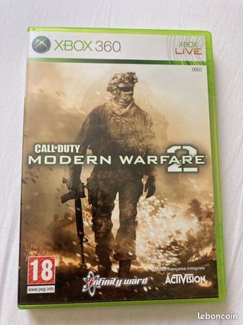 Call of duty modern warfare 2 Xbox 360. Jeu, boîte et manuel